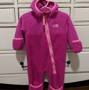 North face fleece Bunting